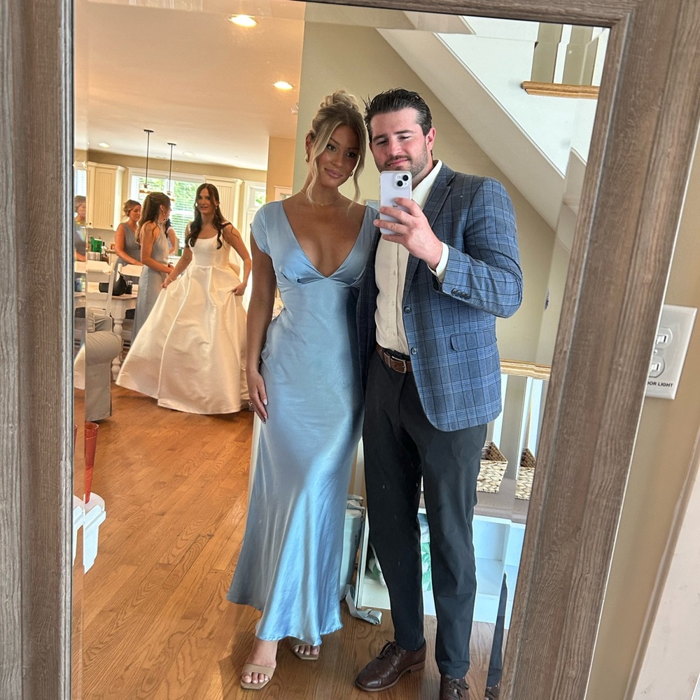 Amelia maxi dress- blue